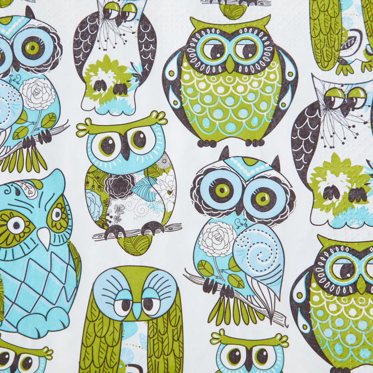 Garnet Sabinio Printed 20-Pc. Napkin Set