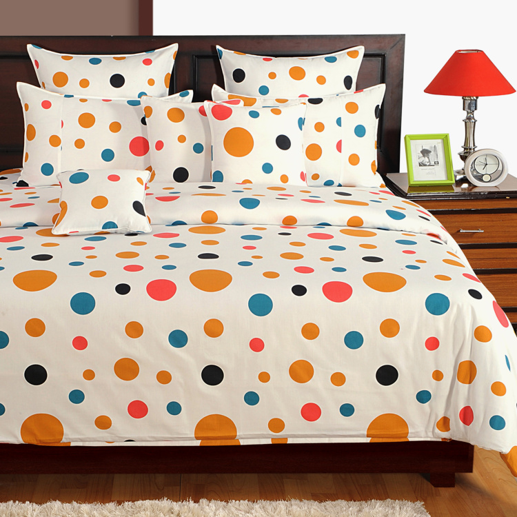 Buy SWAYAM Printed Single Bedsheet with Pillow Cover -150 x 225