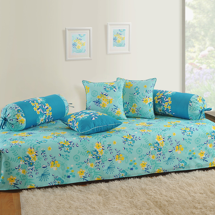 SWAYAM Printed 6-Pc. Diwan Set - 152 x 228 cm