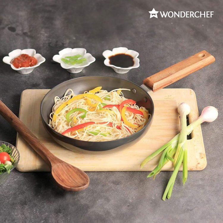 WONDERCHEF Ebony Deep Frying Pan - 16.5 cm