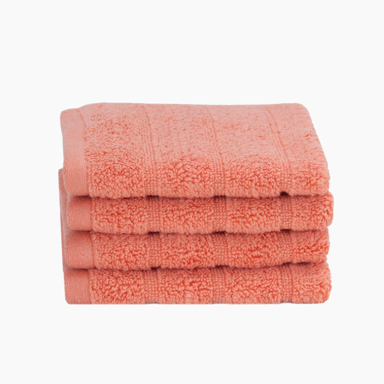 MASPAR Solid Face Towel-Set of 4 - 30 x 30 cm