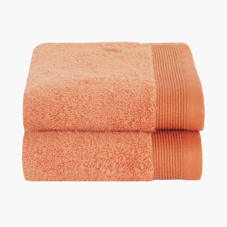 MASPAR Aero StripedAnti-Bacterial Hand Towel - Set of 2 - 40 x 70 cm