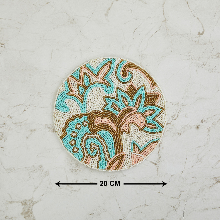 Heritage Embellish Trivets - Glass - Trivet - 20 cm x 20 cm - Multicolour