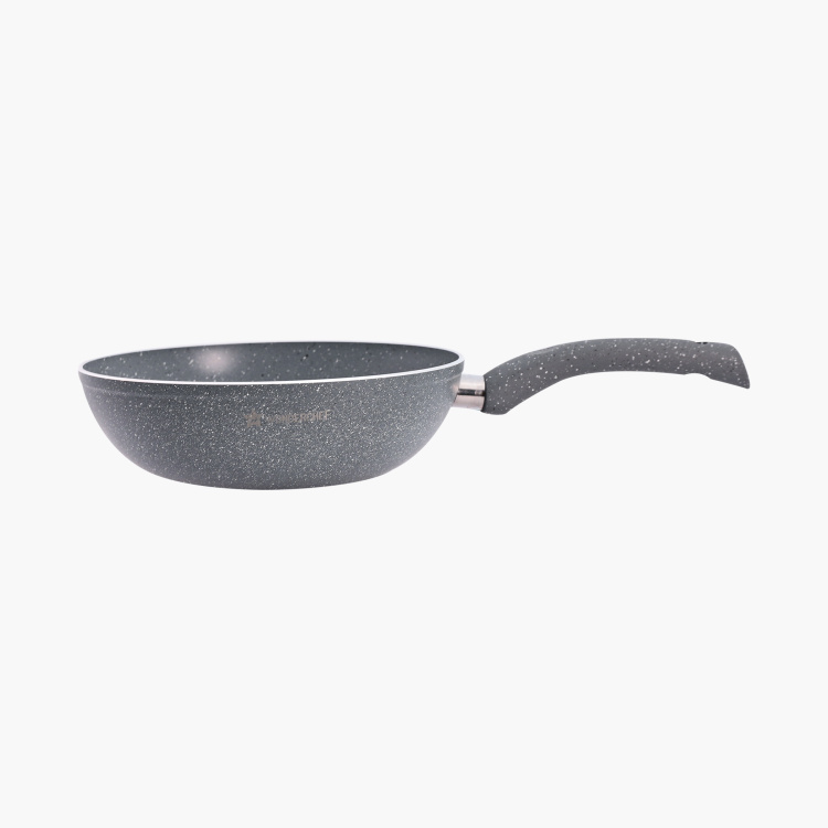 WONDERCHEF Granite Wok with Lid- 20 cm