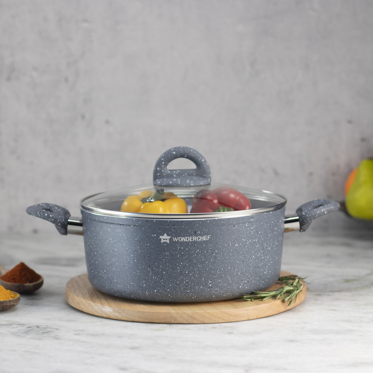 WONDERCHEF Granite Casserole with Lid