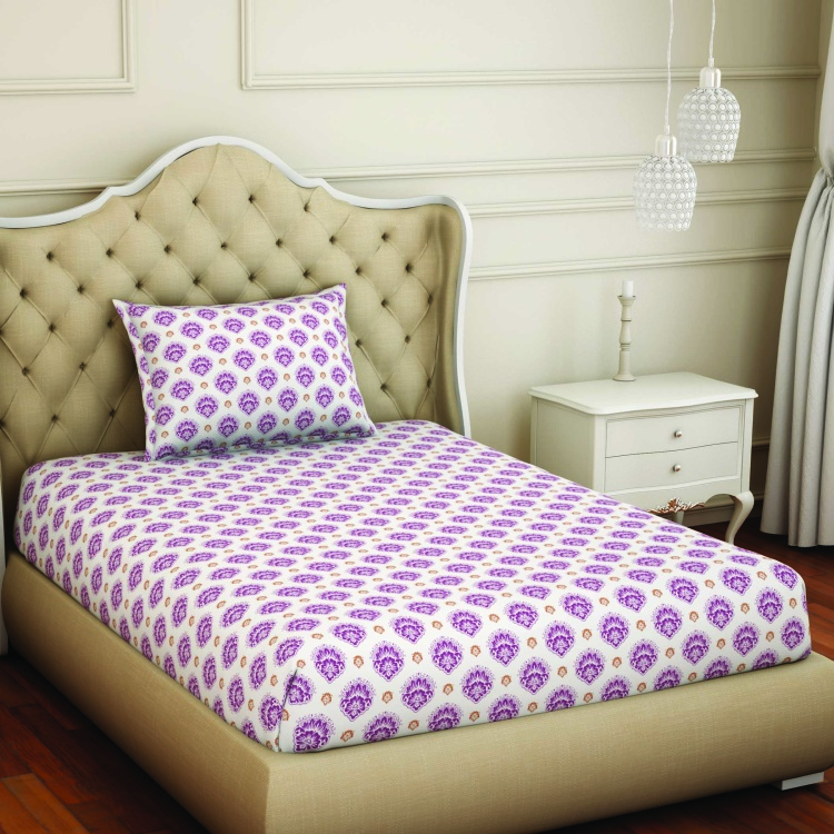 SPACES 2-In-1 Reversible 2-Piece Single Bedsheet Set - 1.52 x 2.28 m