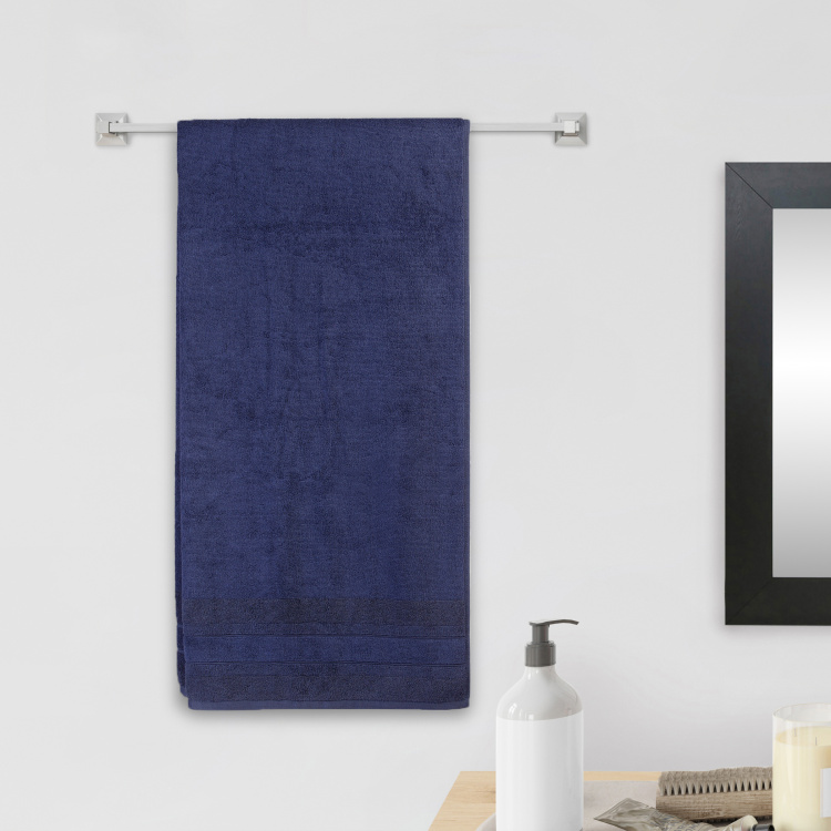 SPACES Charcoal Textured Bath Towel - 76 cm x 1.50 m