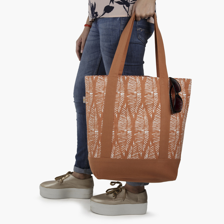 MASPAR Sienna Printed Cotton Multi Utility Tote Bag