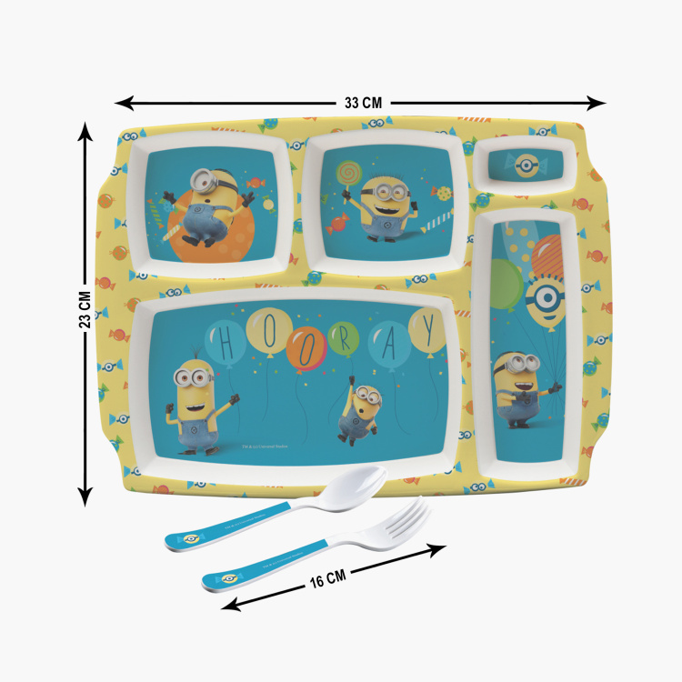 SERVEWELL Minions Print 3-Pc. Kids Dining Set