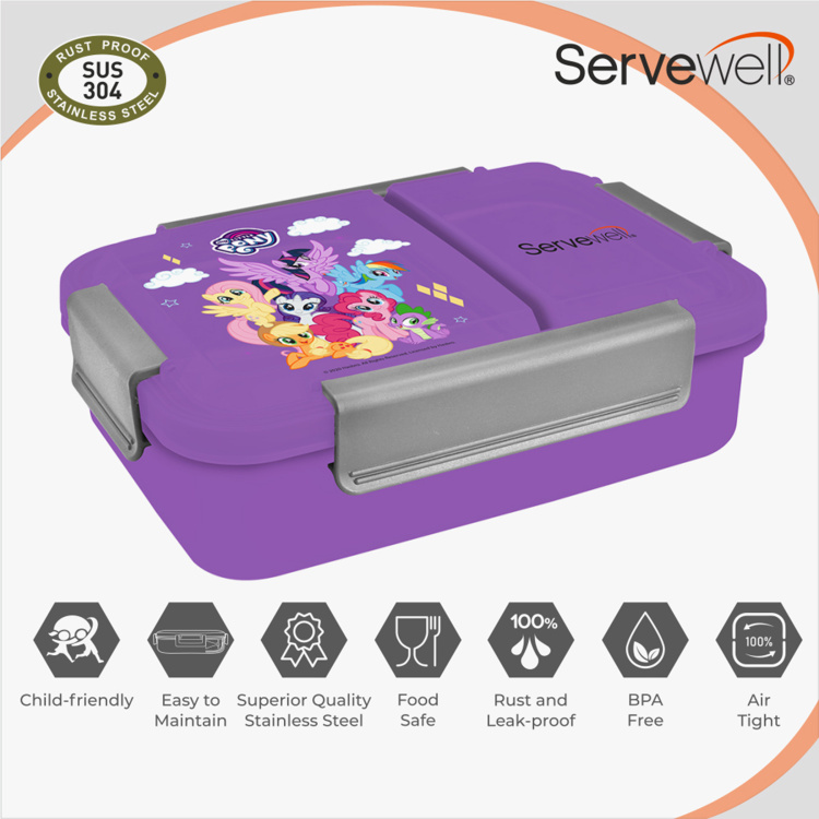 SERVEWELL My Little Pony Print Lunch Box - 750 ml