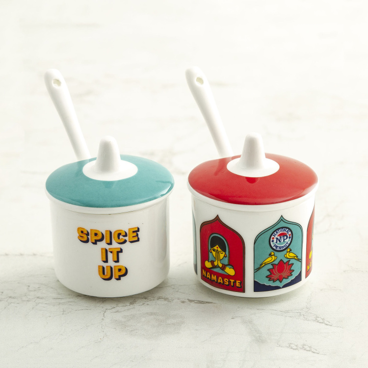 Carson Printed 3-Pc. Condiment Set