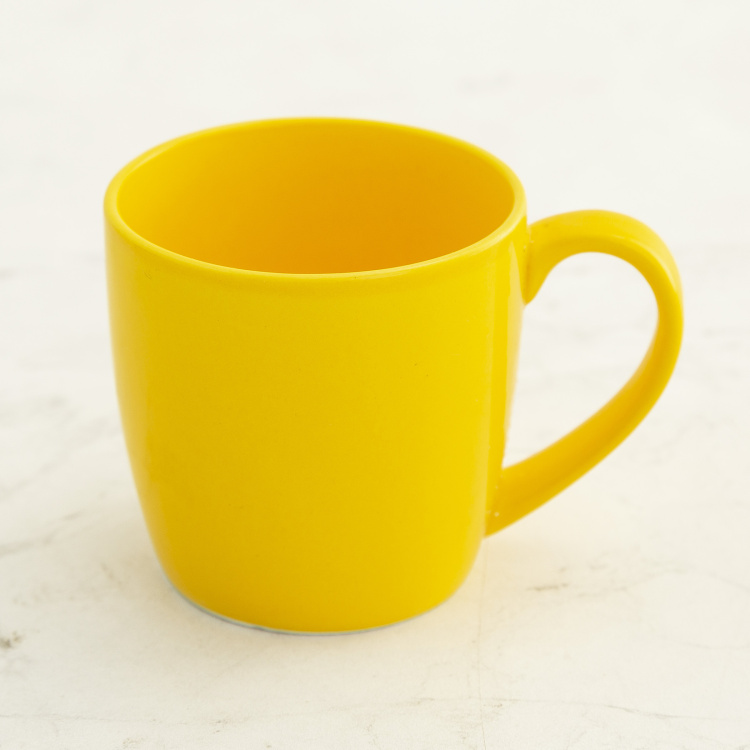 Vibgyor Spectrum Solid Set of 6 Mugs with 2 Bowls