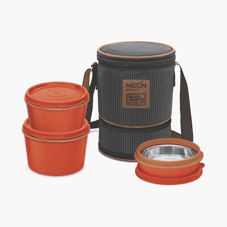 MILTON Solid Flexi Tiffin Containers - Set of 3
