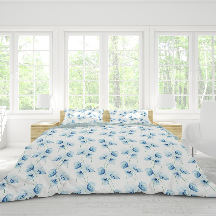 HIMEYA Moontide Printed Double Duvet Cover - 2.74 m x 2.28 m
