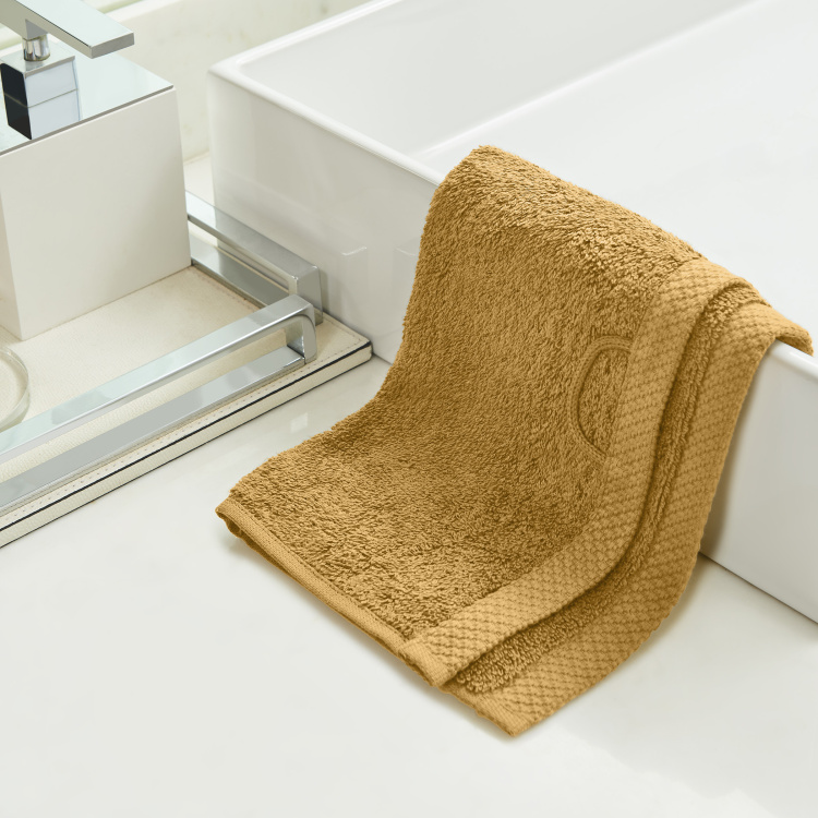 D'DECOR Prism Textured Face Towel - Set of 2 Pcs - 30 cm x 30 cm