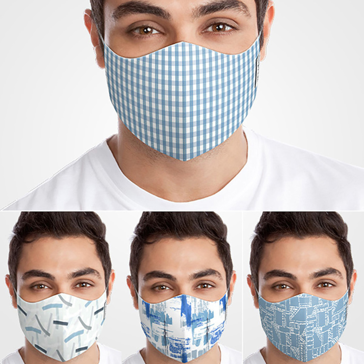 D'DECOR Anti Viral Fabric Masks For Boys- Set of 4