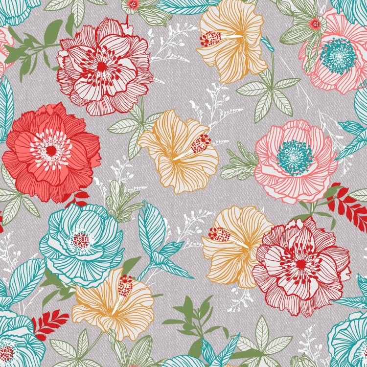 SPACES Atrium Printed 3-Pc. King Size Bedsheet Set - 2.24 x 2.74 m