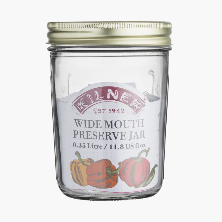 KILNER Wide Mouth Preserve Jar - 350 ml