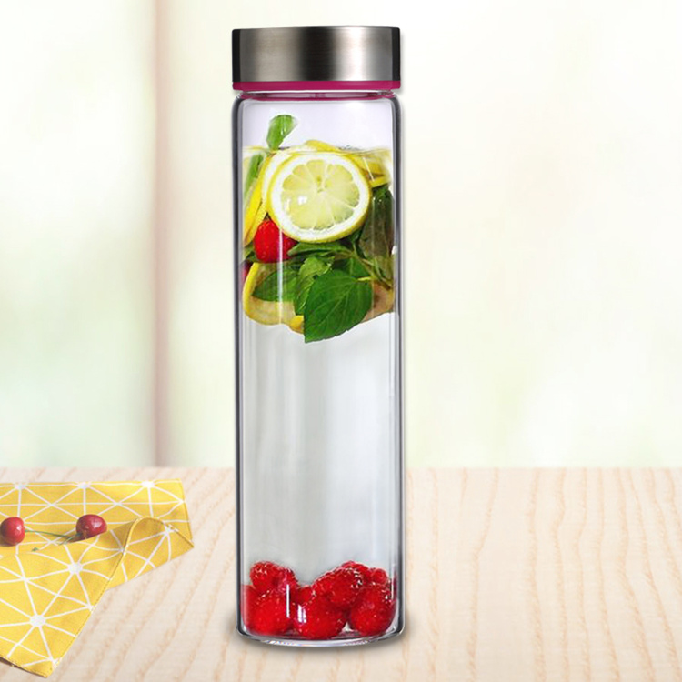 BERGNER Renberg Borosilicate Glass Water Bottle - 600ml