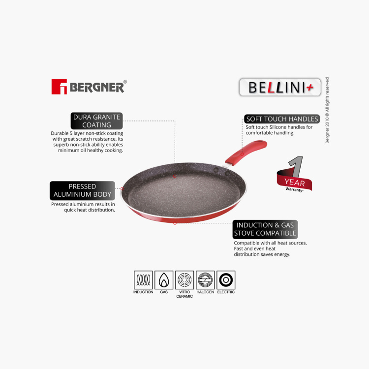 BERGNER Bellini+Pressed Aluminium 4-Pc. Non-Stick Cookware Set