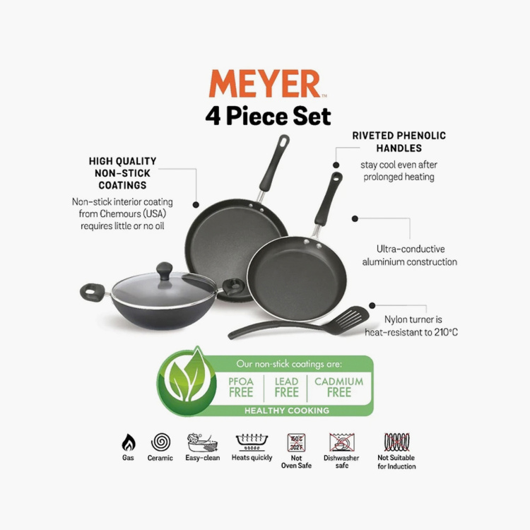MEYER Non-Stick 5-Pc. Cookware Set