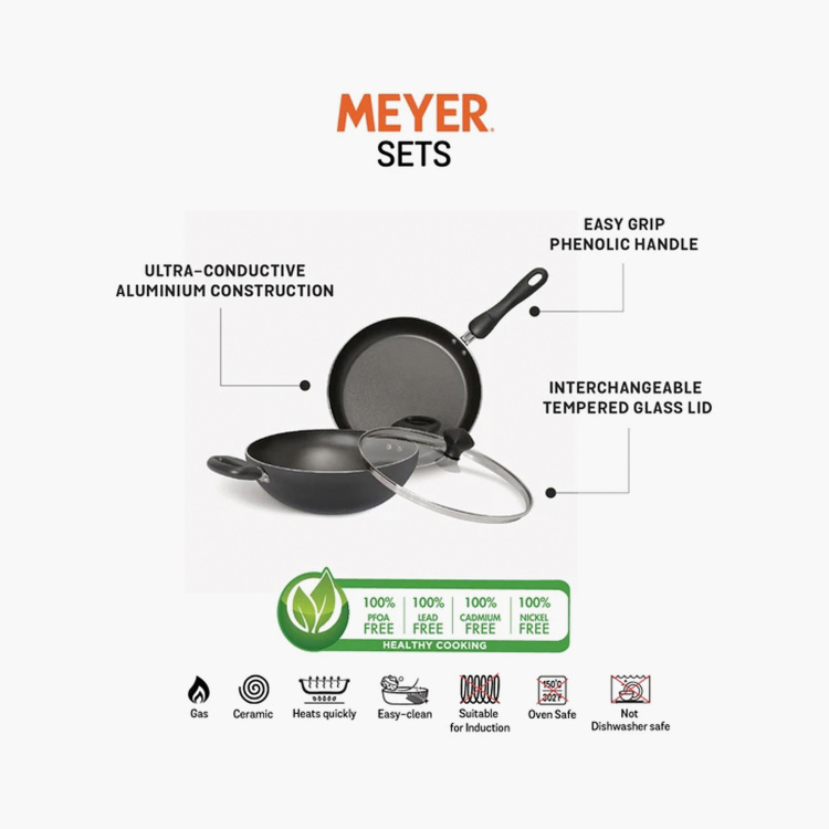 MEYER Non-Stick 3-Pc. Cookware Set