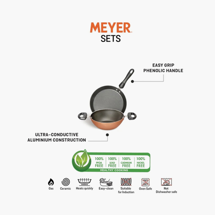 MEYER Non-Stick 2-Pc. Cookware Set