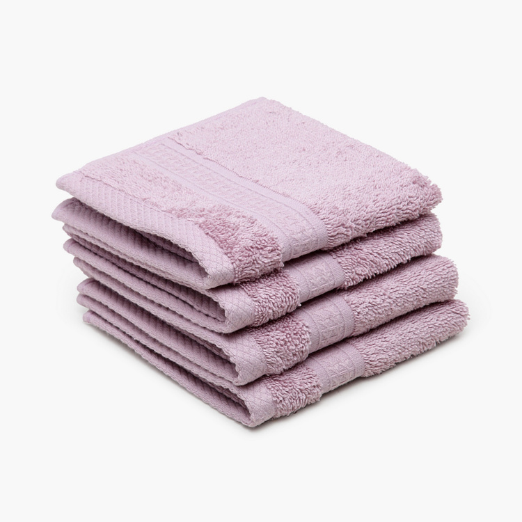 SPACES Organic Face Towel - Set of 4- 30 x 30 cm