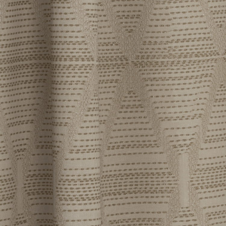 D'DECOR Cecilia Patterned Semi-Sheer Door Curtain - 225 x 135 cm